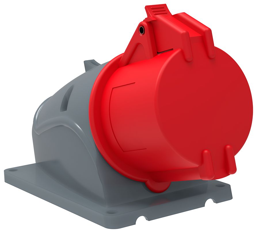 Розетка стационарная ССИ-124 32А-6ч/380-415В 3P+PE IP44 MAGNUM