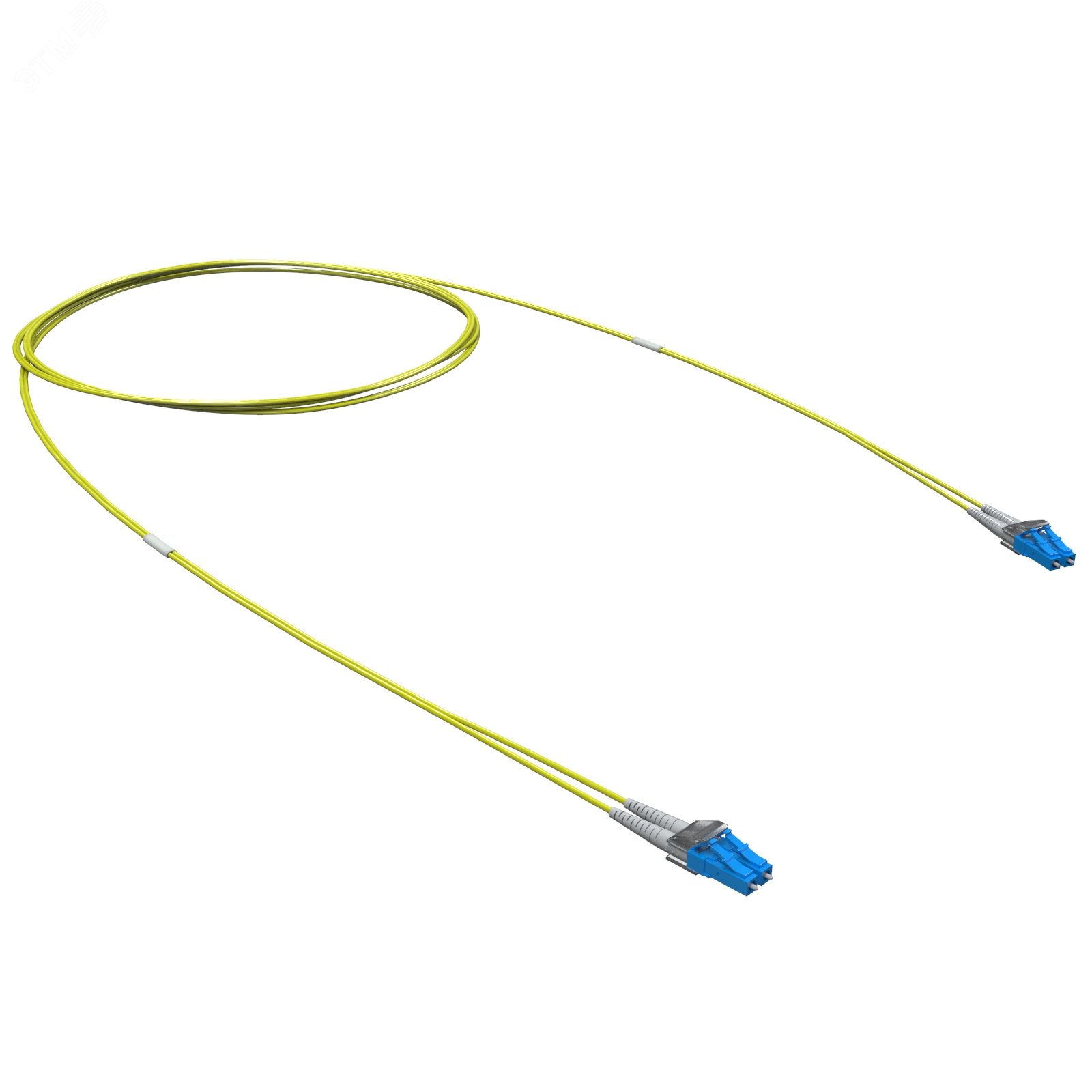 Патч-корд оптический двухволоконный (Duplex) LC/UPC-LC/UPC 9/125 (OS2) 2 м