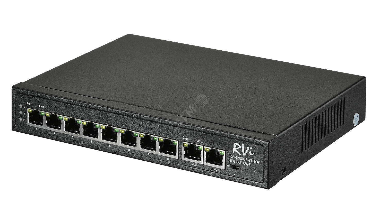 Коммутатор неуправляемый 10 портов RJ45 11 100 Мб/с PoE 120Вт