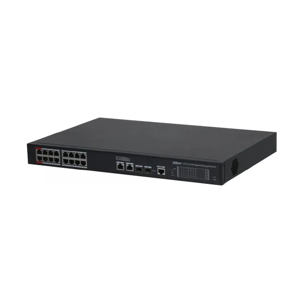 DH-S4220-16GT-190 16-портовый гигабитный управляемый коммутатор с PoE