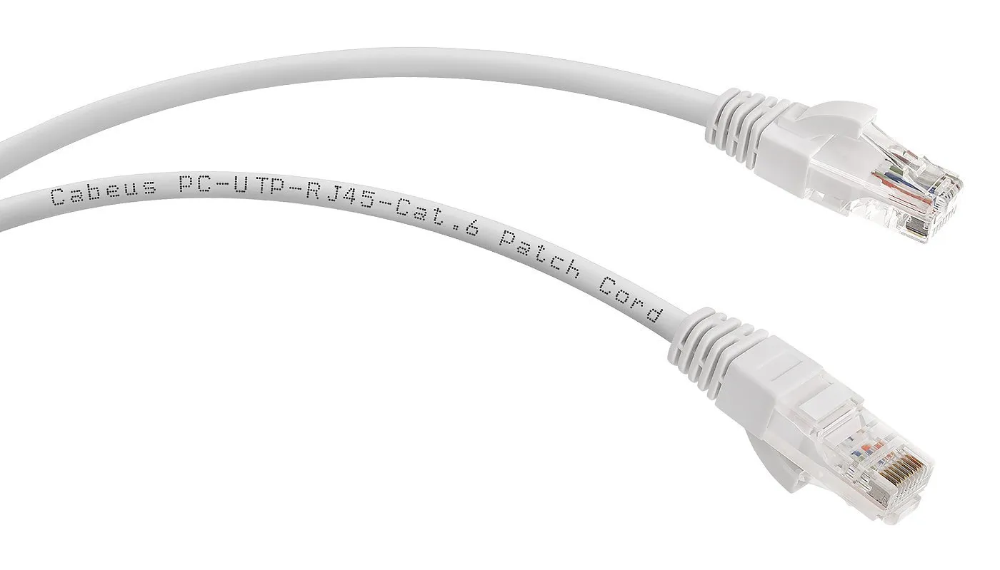 Патч-корд RJ45 UTP 6 Cabeus PC-UTP-RJ45-Cat.6-3m