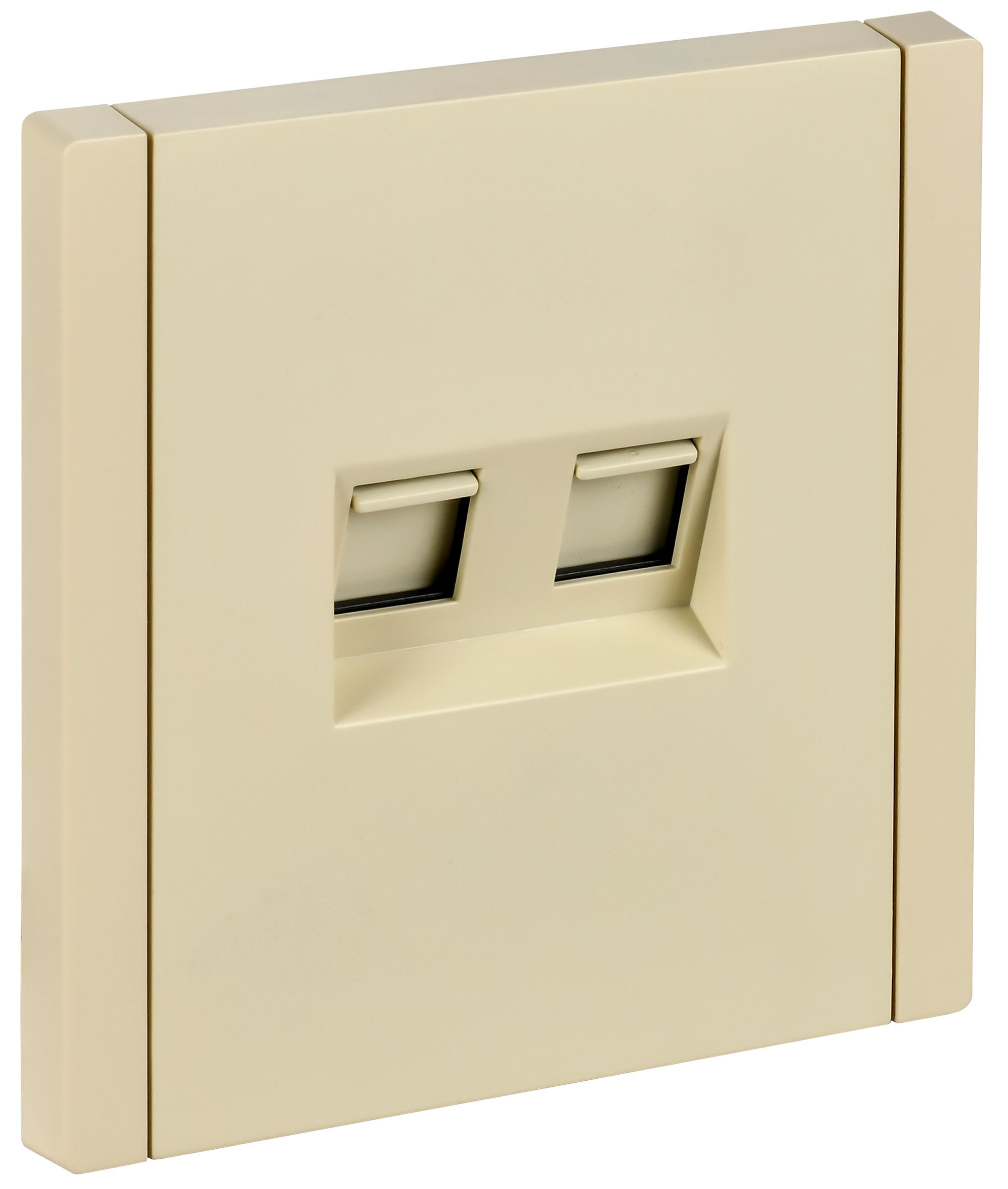 FORTE&PIANO Розетка компьютерная двойная RJ45 кат.5E FP433 ваниль