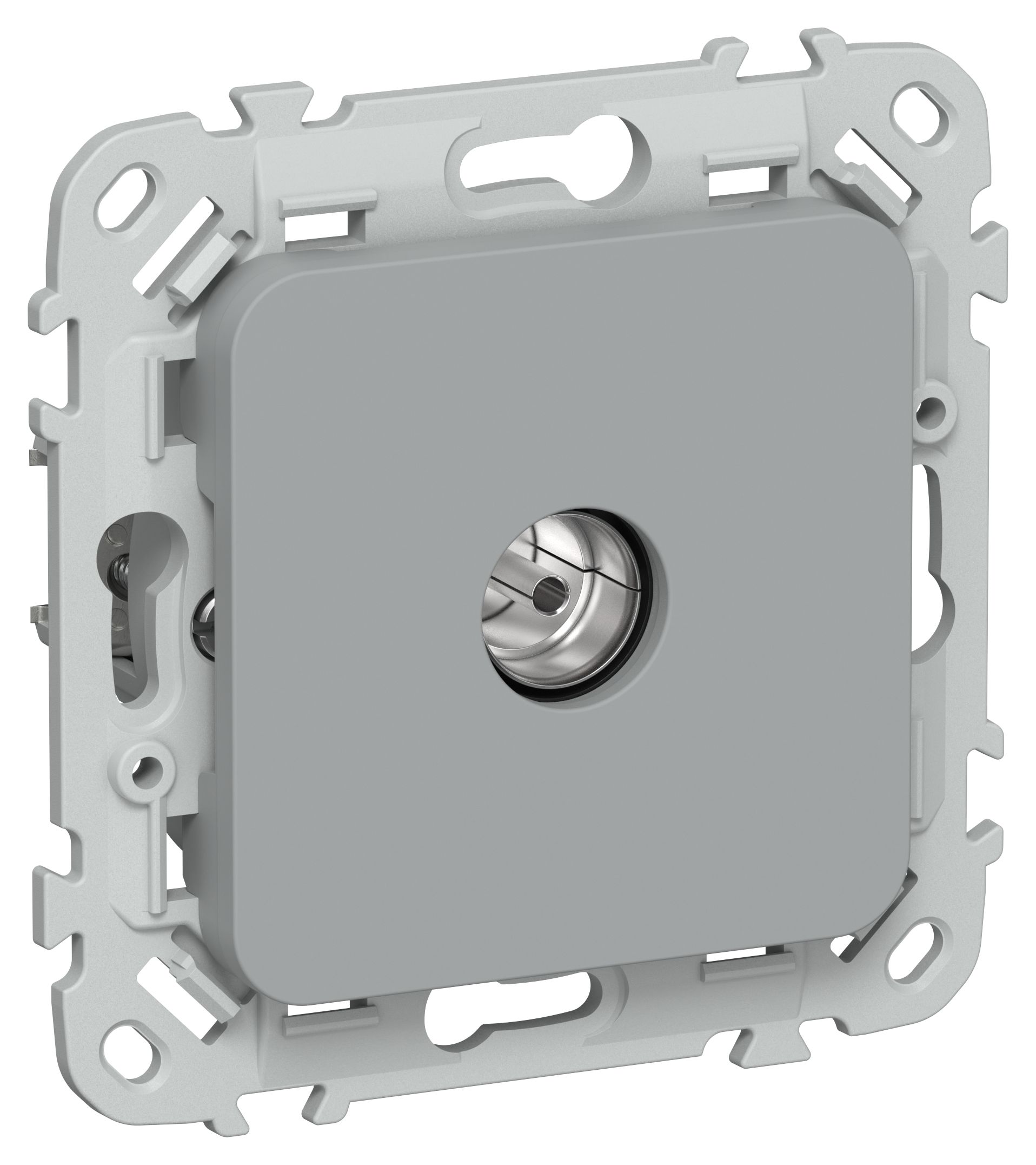 FLITE Розетка TV экранированная оконечная тип M РТВм-1-1-1-ФлС серый