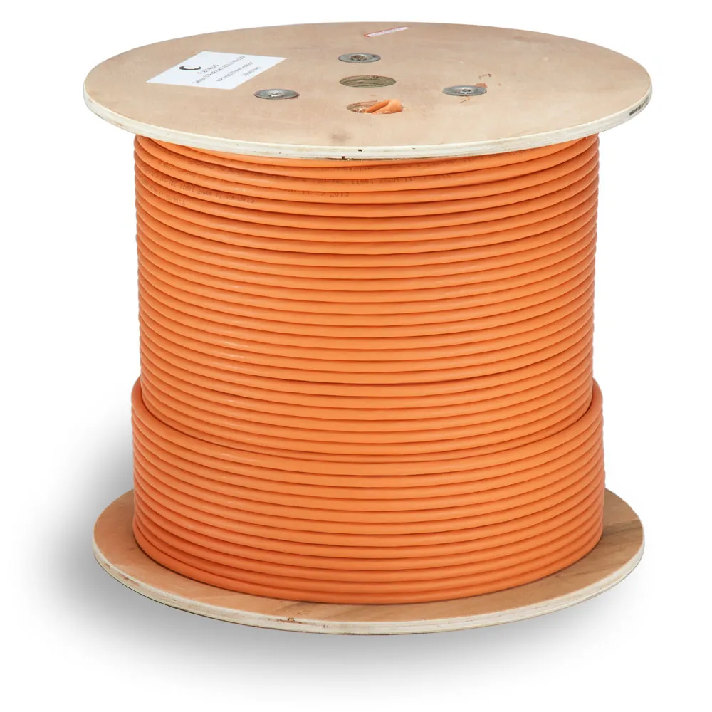 Витая пара SFTP 6 Cabeus SFTP-4P-Cat.6-SOLID-LSZH 4 пары, одножильный, LSZH оранжевая 305 метров