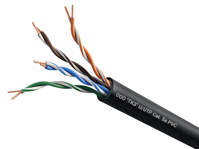 Витая пара U/UTP Cat 5e PE 4х2х0,48 305м