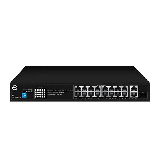 PoE коммутатор ATIX AT-NS-16P2G-1GS-200 (3E)