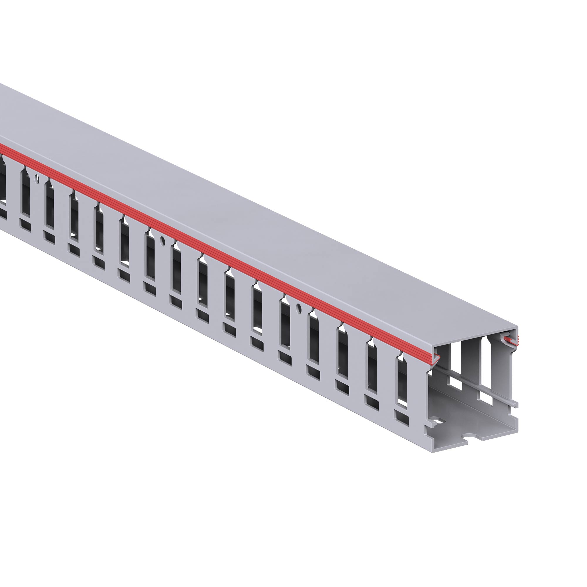 Короб перфорированный RL12 40x40 серый QUADRO