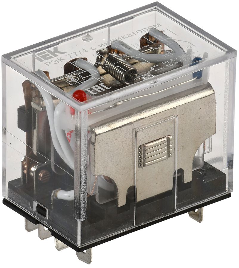 Реле РЭК77/4 с индикацией 10А 220В AC