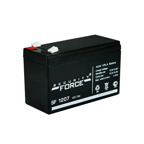 Security Force SF 1207 Свинцово-кислотный необслуживаемый аккумулятор