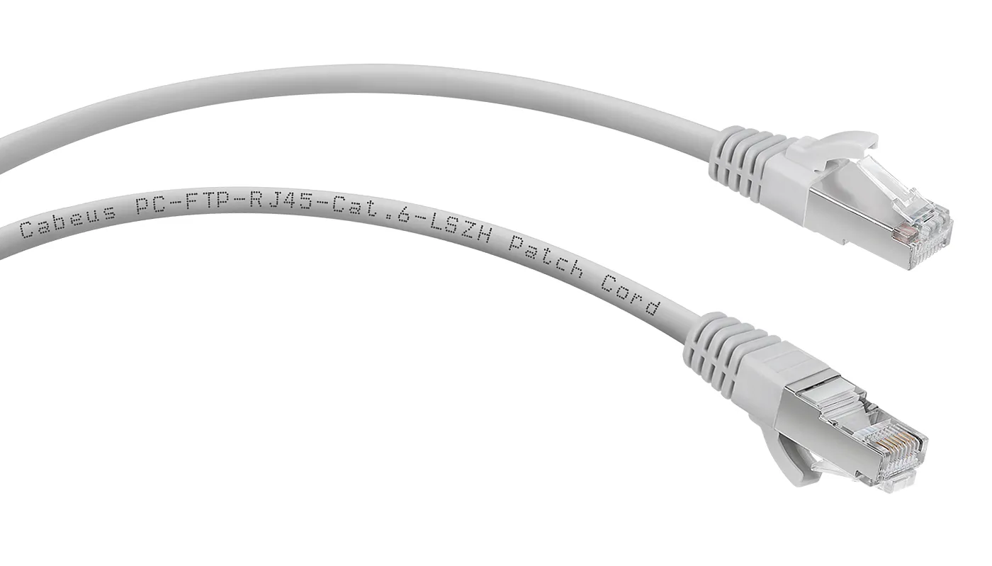 Патч-корд Cabeus PC-FTP-RJ45-Cat.6-0.5m-LSZH