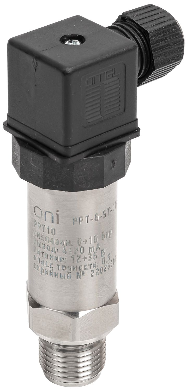 Преобразователь избыточного давления PPT10 0-4Бар 4-20мА G1/2 DIN43650