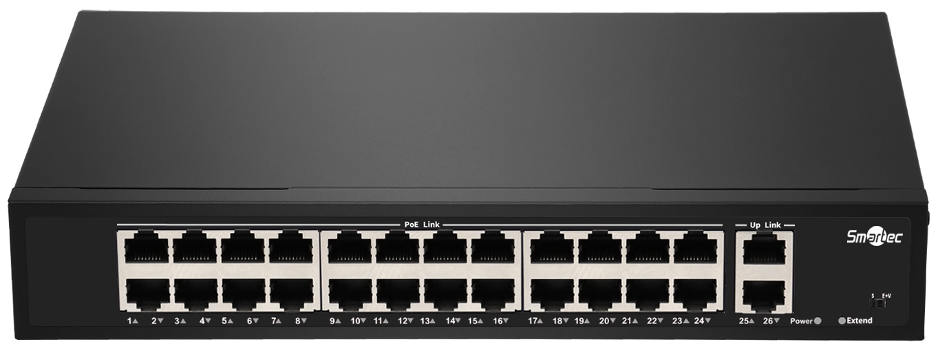 Коммутатор с питанием по PoE Smartec ST-NS324MB-GD