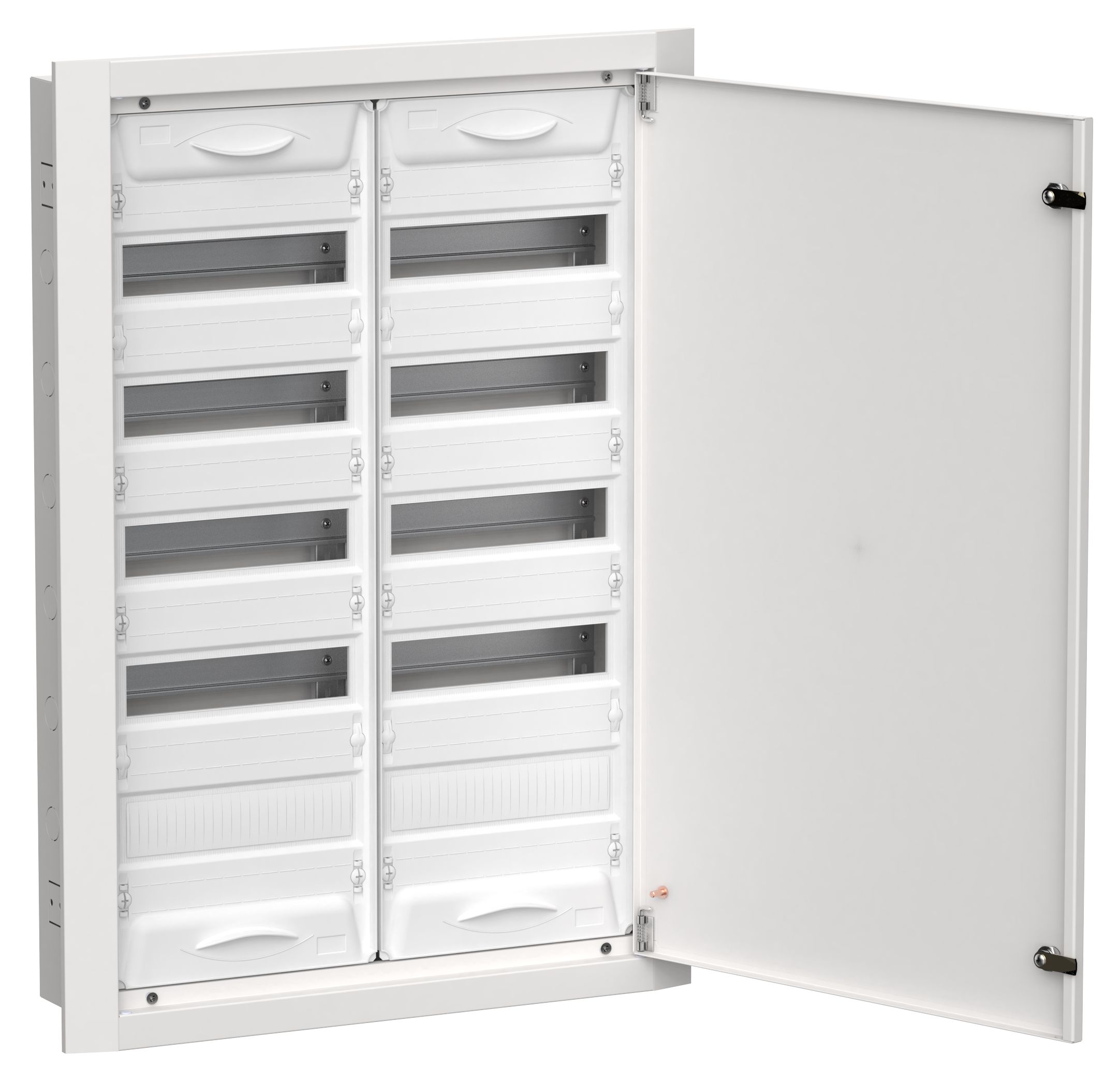 Корпус металлический ЩРв-120 (2х60) 880х625х130мм IP31 белый (одна дверь) TITAN 5