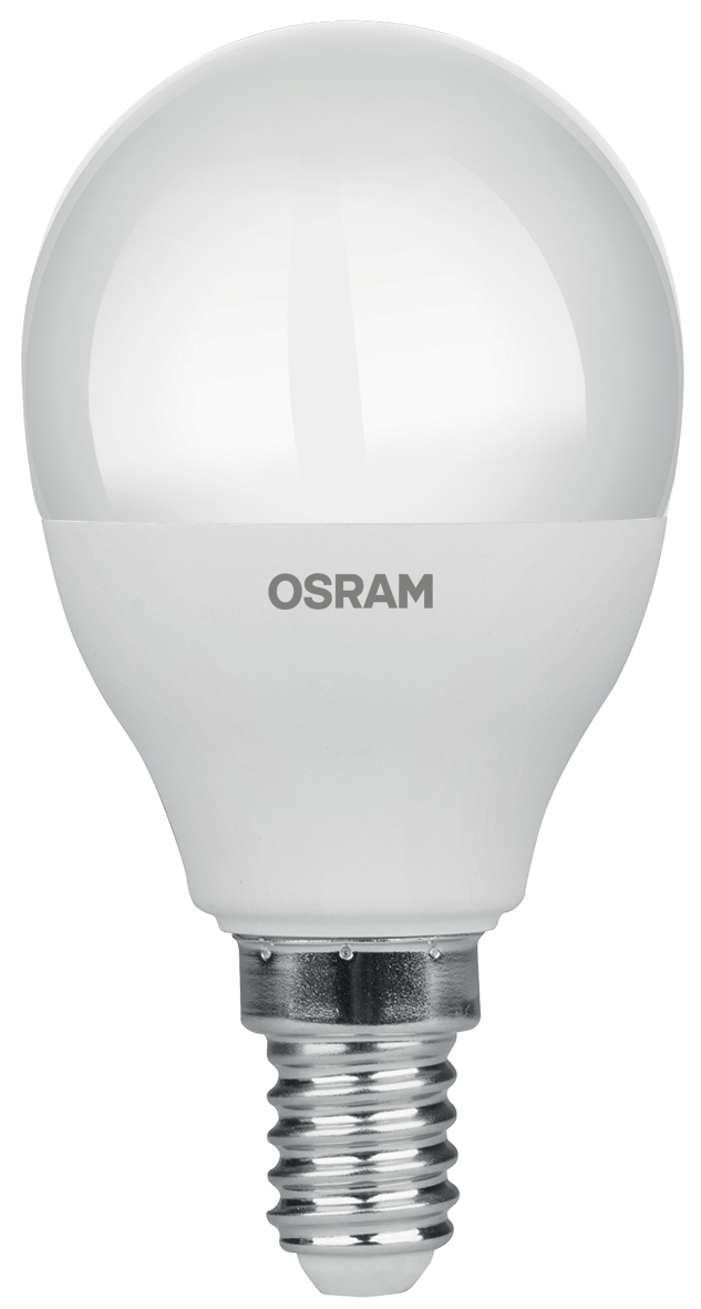 Лампа светодиодная LED 12Вт E14 6500К 1200Лм CRI95 шарик 170-250В (замена 100Вт) OSRAM