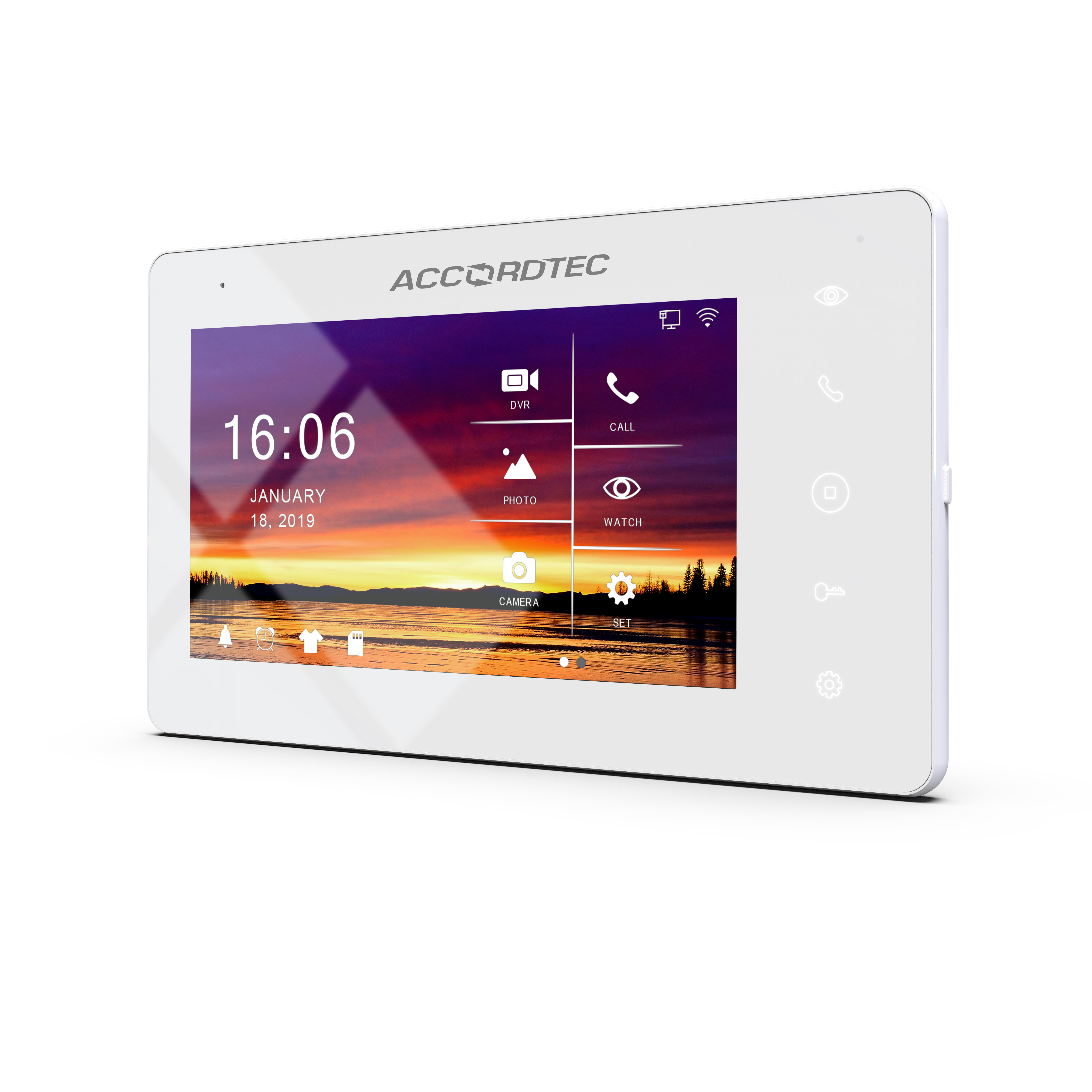 Монитор домофона AT-VD710W K EXEL