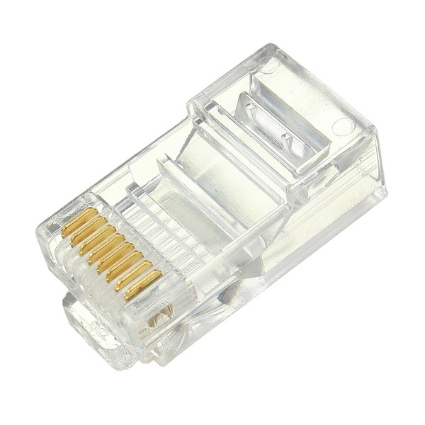 Коннектор Tantos Разъём Джек RJ-45 8P-8C CAT5e Ts (100шт/уп)