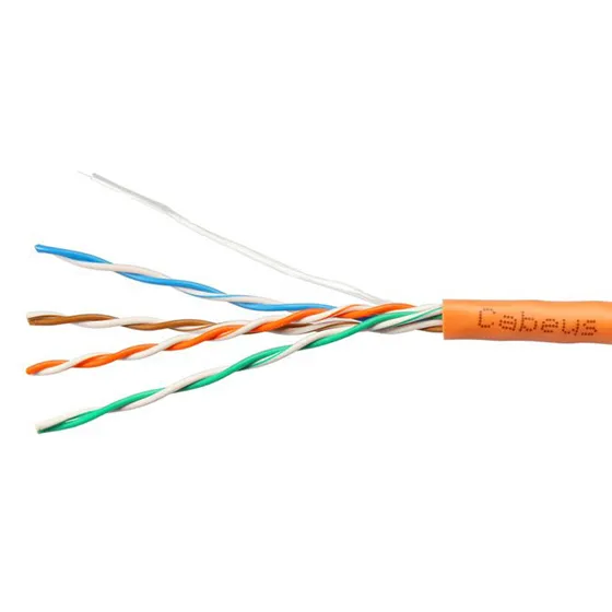 Кабель витая пара Cabeus UTP-4P-CAT.5E-SOLID-OR