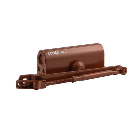 Доводчик дверной LONEX 310 (от 15 до 60 кг) (коричневый) морозостойкий