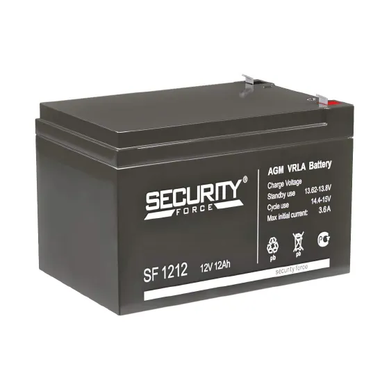 SF 1212 необслуживаемый аккумулятор Security Force