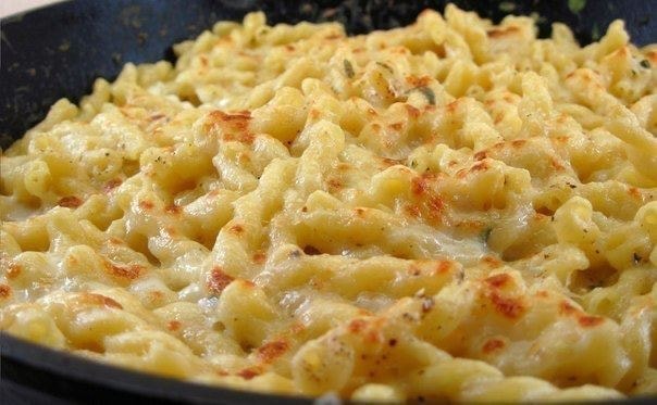 Макароны запеченные с сыром
