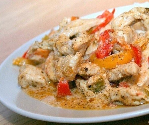 Курица с овощами