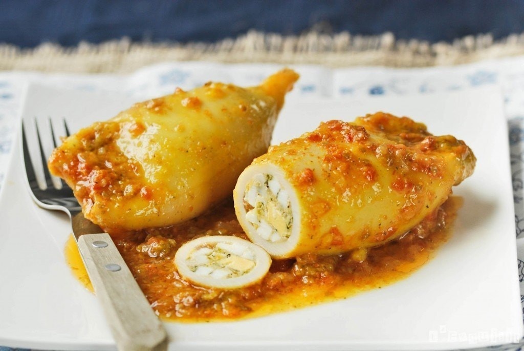 Фаршированные кальмары