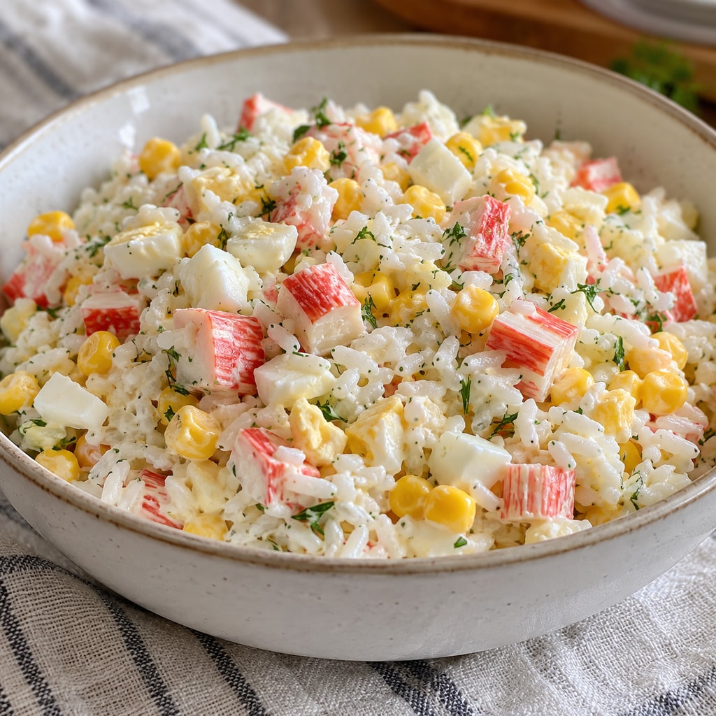 Салат из крабовых палочек с кукурузой