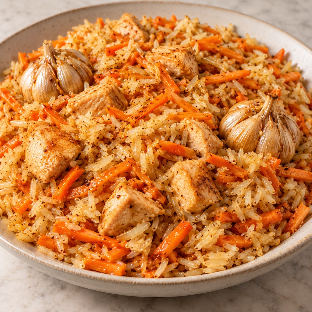 Узбекский плов с курицей