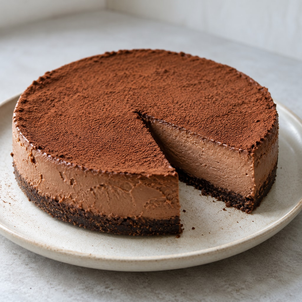 Шоколадный чизкейк