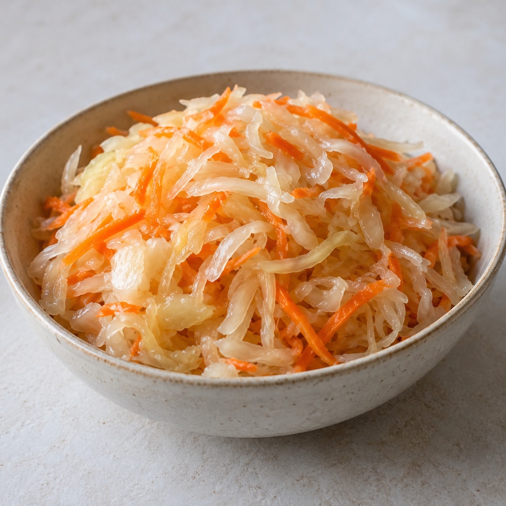 Квашеная капуста с морковью