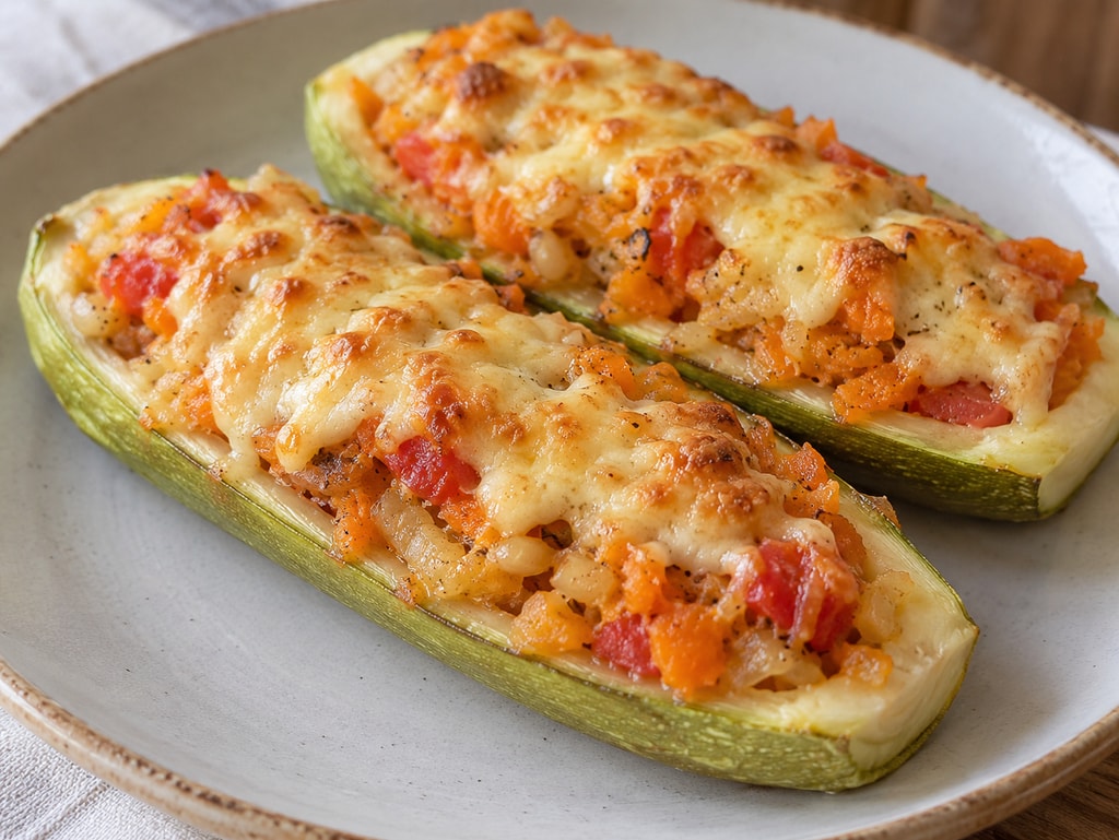 Запеченные кабачки с сыром
