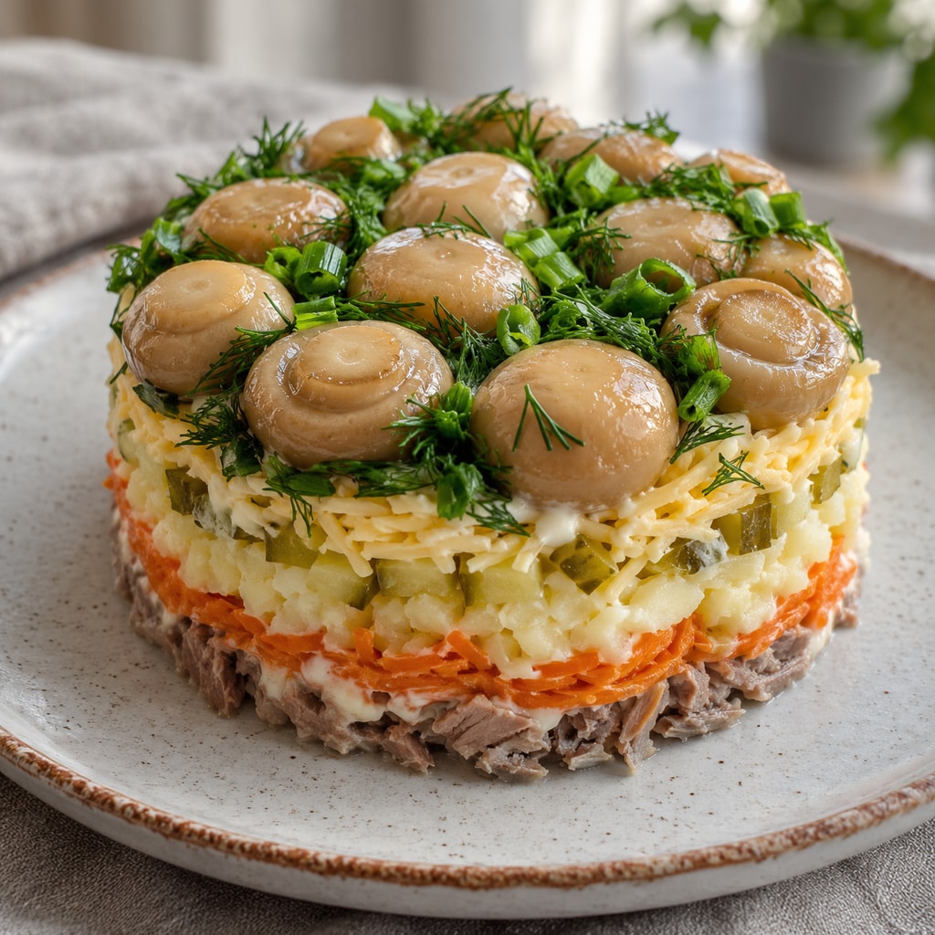 Салат Грибная поляна