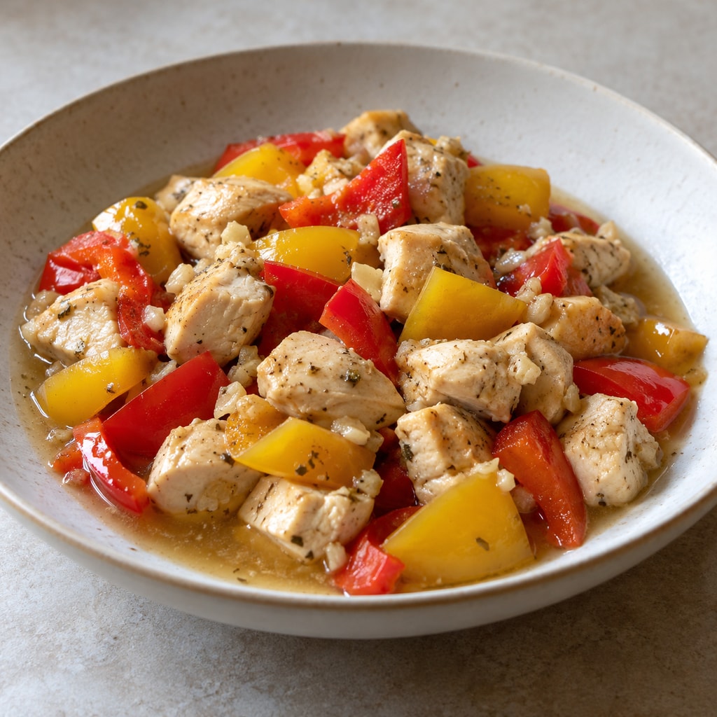 Курица с овощами