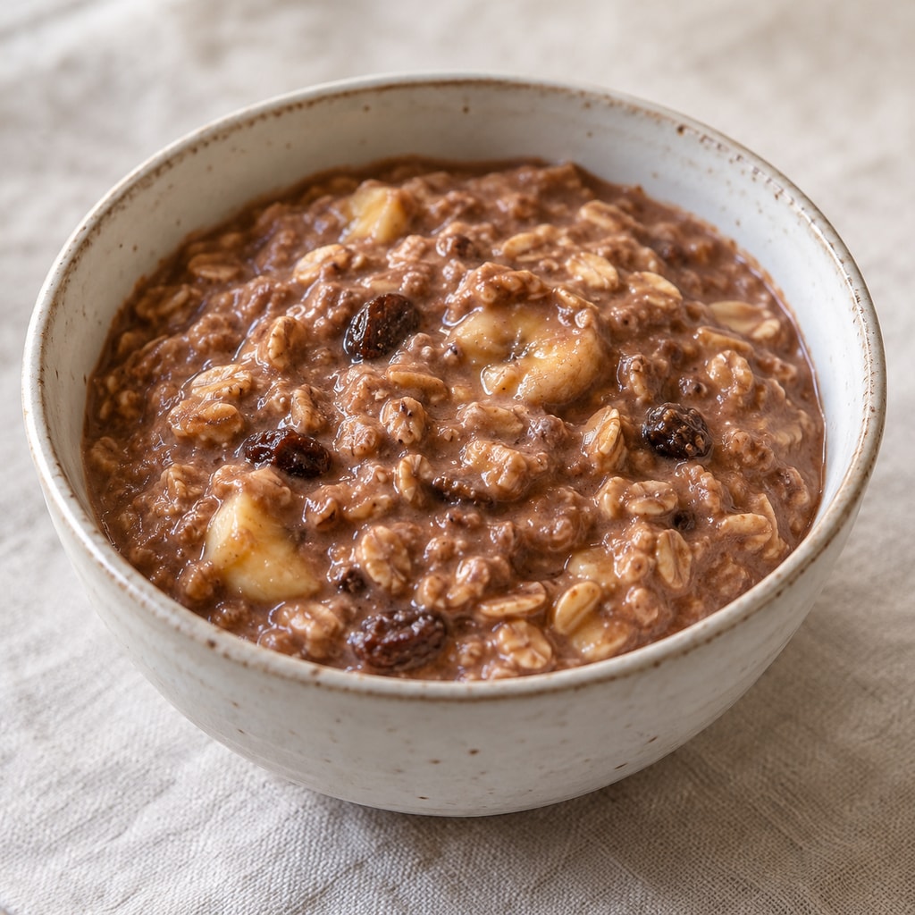 Шоколадная овсяная каша