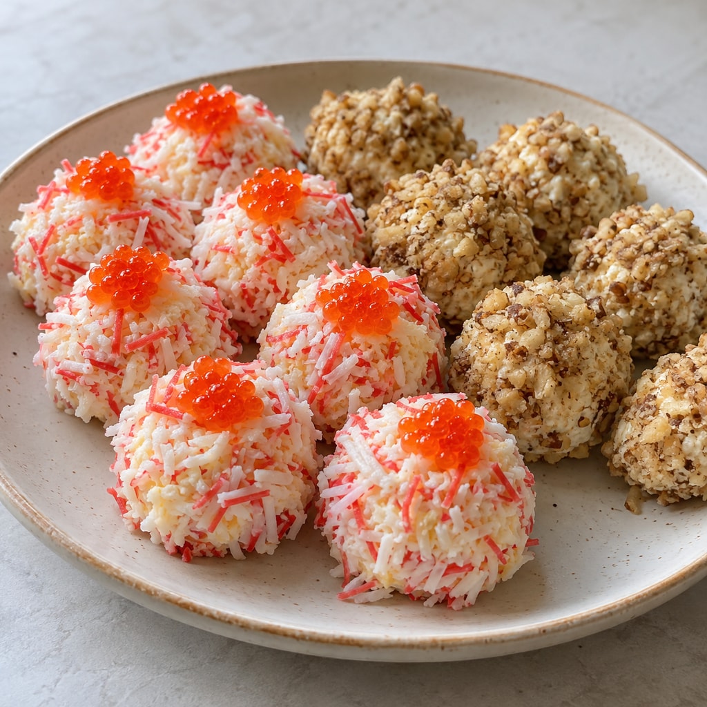 Закуска Рафаэлки из крабовых палочек и курицы