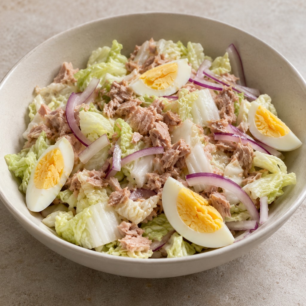 Салат с тунцом и пекинской капустой