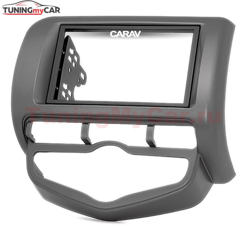 Переходная рамка для установки автомагнитолы CARAV 11-385: 2 DIN / 173 x 98 mm / 178 x 102 mm / HONDA Fit, Jazz 2002-2008
