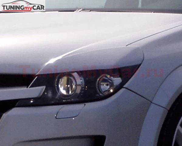 Реснички на фары для Opel Astra H 2005-2015 широкие
