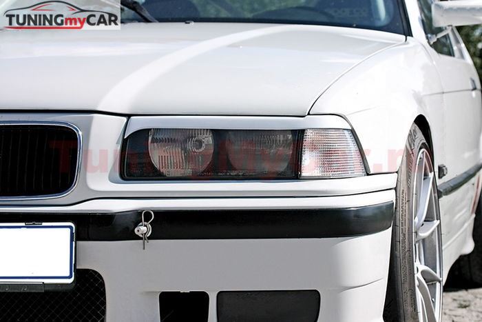 Накладки на фары (реснички верх) для BMW E36 (3 series) 1991-2001
