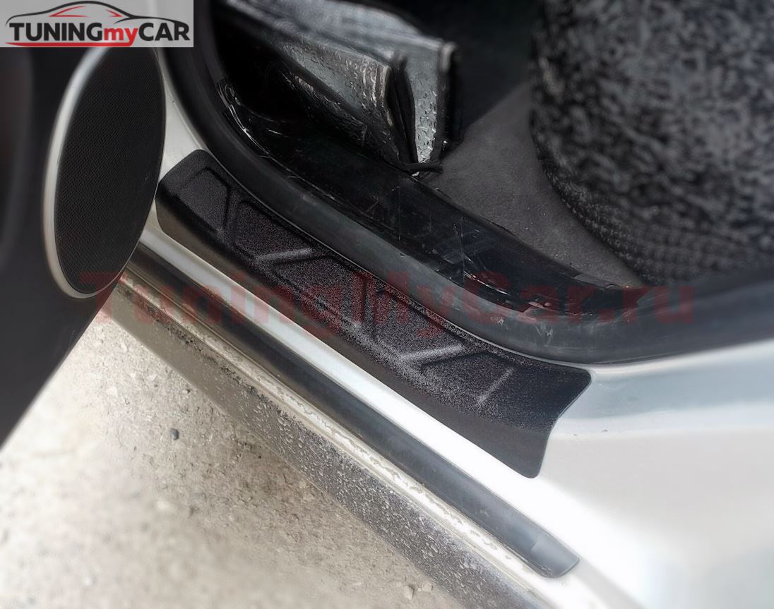 Накладки на внутренние пороги дверей (со скотчем) для Chevrolet Cruze I 2009-2014