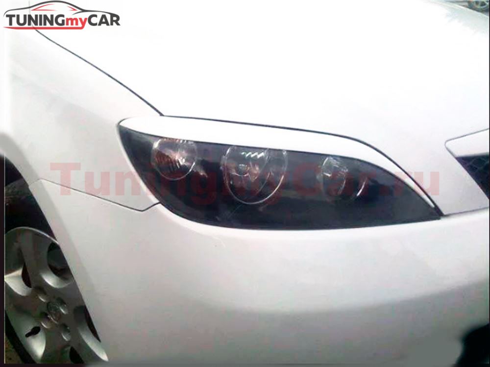 Реснички на фары для Mazda 2 2002-2007, Mazda Demio 2002-2005