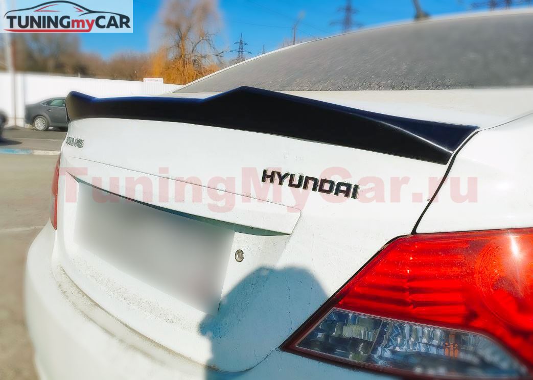 Лип-спойлер для Hyundai Solaris 2010-2014 M4-Style var. 2