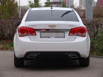 Диффузор заднего бампера для Chevrolet Cruze var№1 (под окраску) 2008-2012