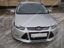 Реснички на фары для Ford Focus 3 2011-2015 var№1 широкие