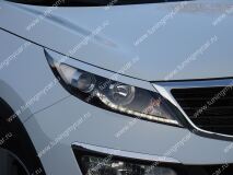 РЕСНИЧКИ НА ФАРЫ ДЛЯ KIA SPORTAGE(3RD) A3-6>