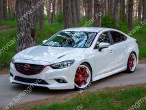 Клыки переднего бампера SkyActivSport для Mazda 6 2013-