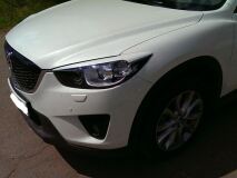 Реснички на фары для Mazda CX-5 (2011-2016) var №1 широкие