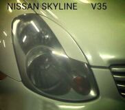 Реснички на фары для Nissan Skyline V35 2001-2004