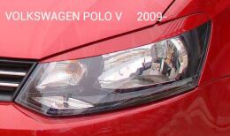 Реснички на фары для Volkswagen Polo V 2009-2020