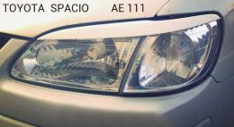Реснички на фары для Toyota Spacio AE111